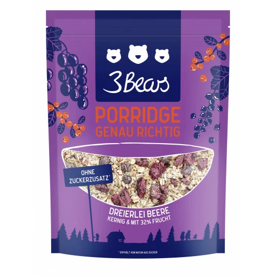 3 Bears Dreierlei Beere Porridge 400G 1 3 Bears Dreierlei Beere Porridge 400G