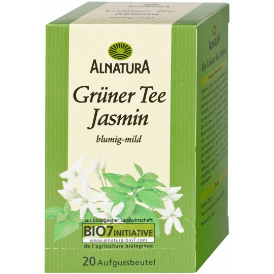 Alnatura Bio Grüner Tee Jasmin 20ST 30G 1 Alnatura Bio Grüner Tee Jasmin 20ST 30G