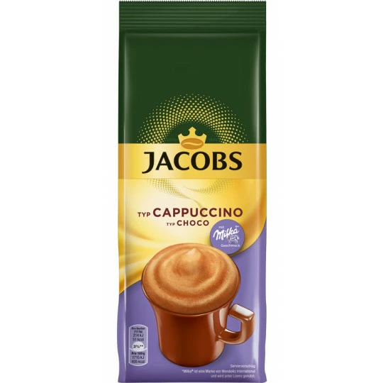 Jacobs Momente Choco Cappuccino Nachfüllbeutel 500G 1 Jacobs Momente Choco Cappuccino Nachfüllbeutel 500G