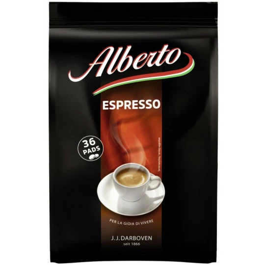 Alberto Espresso Kaffeepads 36ST 252G 1 Alberto Espresso Kaffeepads 36ST 252G