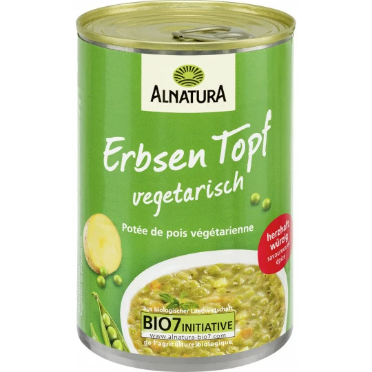 Alnatura Bio Erbseneintopf 400G 1 Alnatura Bio Erbseneintopf 400G