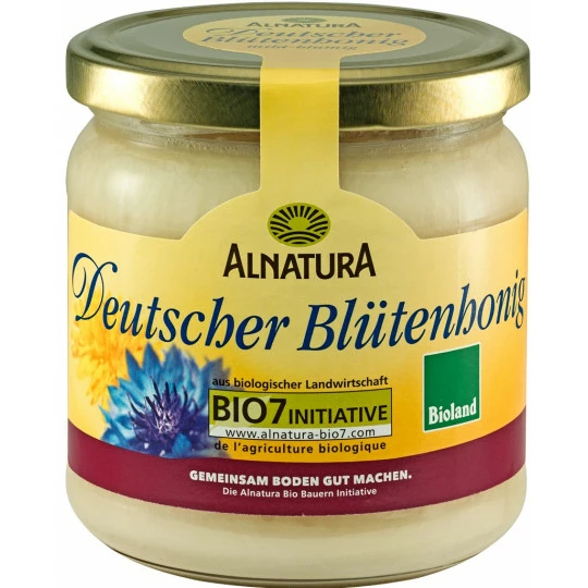 Alnatura Bio Deutscher Blütenhonig 500G 1 Alnatura Bio Deutscher Blütenhonig 500G