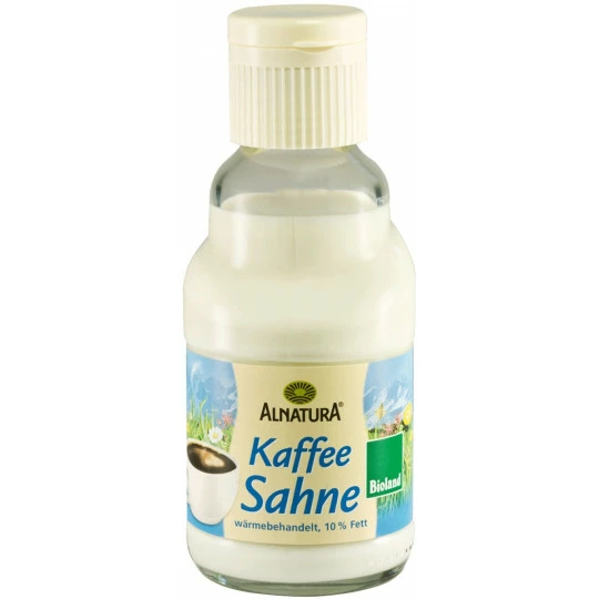 Alnatura Bio Kaffeesahne 10% Fett 165G 1 Alnatura Bio Kaffeesahne 10% Fett 165G