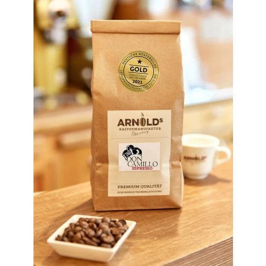 Arnolds Kaffeemanufaktur Don Camillo Espresso Bohnen 250G 1 Arnolds Kaffeemanufaktur Don Camillo Espresso Bohnen 250G