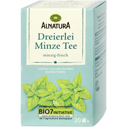 Alnatura Bio Dreierlei Minze Tee 20ST 30G 1 Alnatura Bio Dreierlei Minze Tee 20ST 30G