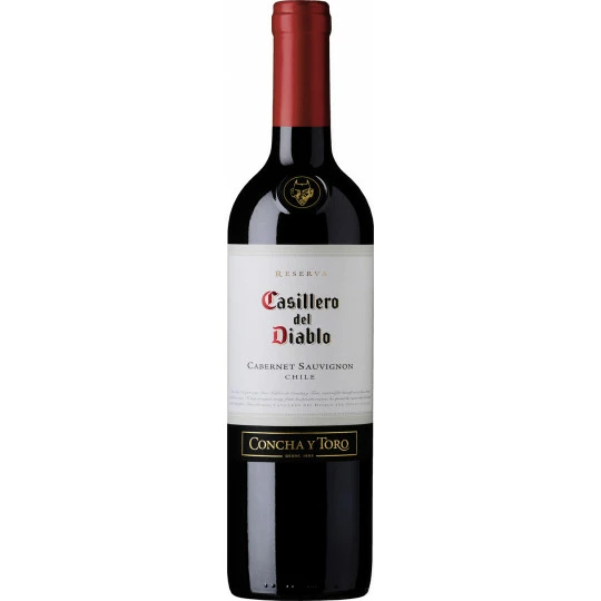 Concha Y Toro Casillero Del Diablo Cabernet Sauvignon 0,75L 1 Concha Y Toro Casillero Del Diablo Cabernet Sauvignon 0,75L