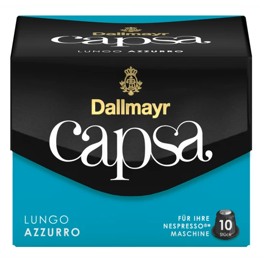 Dallmayr Capsa Lungo Azzurro Intensität 8 Kaffeekapseln 10ST 56G 1 Dallmayr Capsa Lungo Azzurro Intensität 8 Kaffeekapseln 10ST 56G