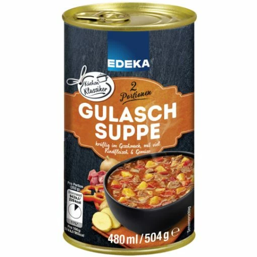EDEKA Gulaschsuppe 480 Ml -Kaffee-Tee Sales edeka gulaschsuppe 480ml