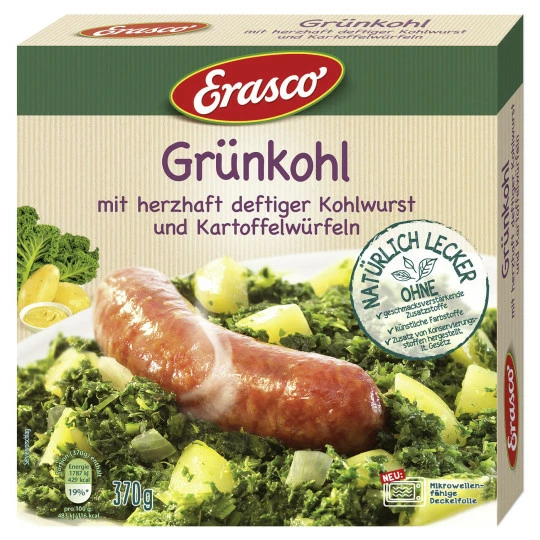 Erasco Menü Grünkohl 370G 1 Erasco Menü Grünkohl 370G