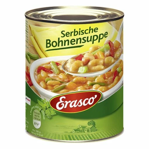 Erasco Serbische Bohnensuppe 750ML -Kaffee-Tee Sales erasco serbische bohnensuppe 750 ml