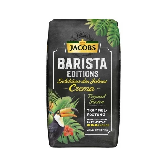 Jacobs Barista Edition Crema Tropical Fusion Ganze Bohne 1KG 1 Jacobs Barista Edition Crema Tropical Fusion Ganze Bohne 1KG