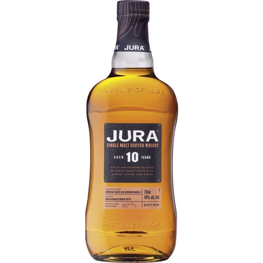 Jura Whisky 10 Jahre 40% 0,7L 1 Jura Whisky 10 Jahre 40% 0,7L