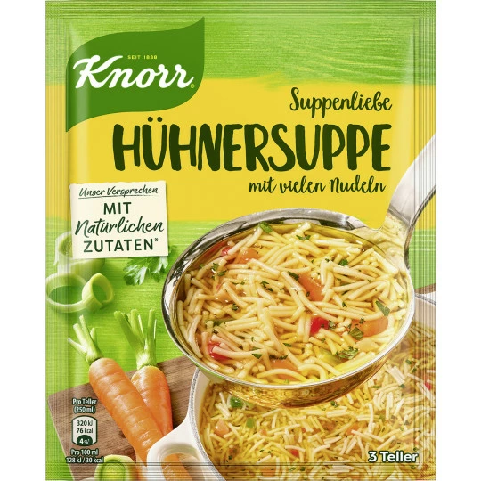 Knorr Suppenliebe Hühner Suppe 69G 1 Knorr Suppenliebe Hühner Suppe 69G