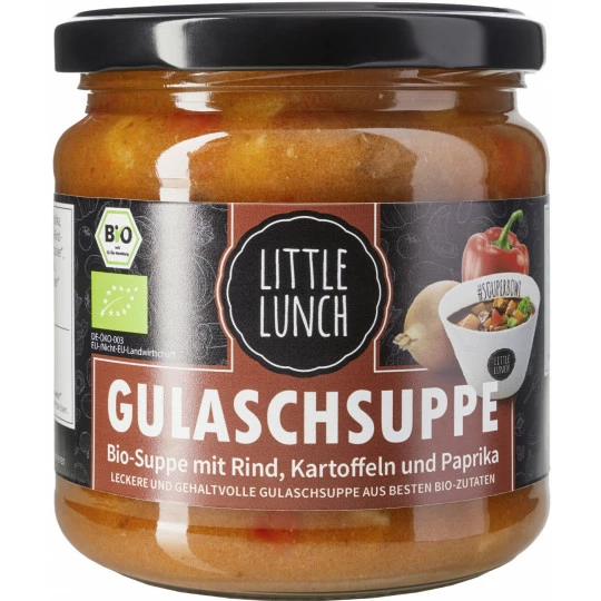 Little Lunch Bio Gulaschsuppe 350ML 1 Little Lunch Bio Gulaschsuppe 350ML