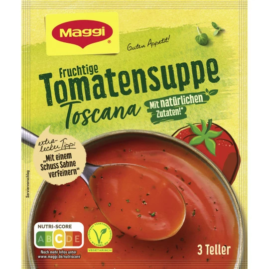 Maggi Guten Appetit Fruchtige Tomatensuppe Toscana Ergibt 750ML 1 Maggi Guten Appetit Fruchtige Tomatensuppe Toscana Ergibt 750ML