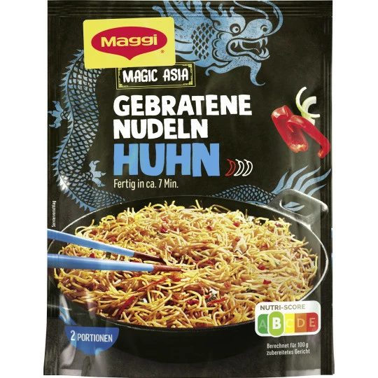 Maggi Magic Asia Gebratene Nudeln Huhn 121G 1 Maggi Magic Asia Gebratene Nudeln Huhn 121G