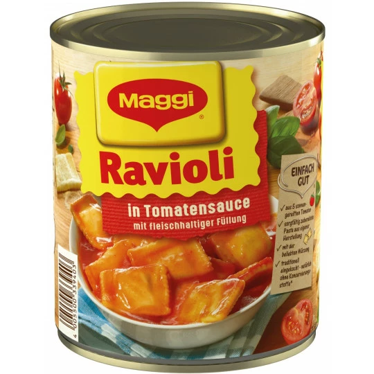 Maggi Ravioli In Tomatensauce 800G 1 Maggi Ravioli In Tomatensauce 800G