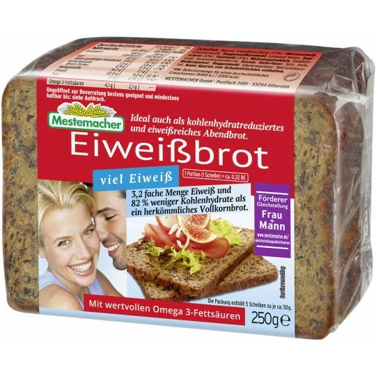 Mestemacher Eiweißbrot 250G 1 Mestemacher Eiweißbrot 250G