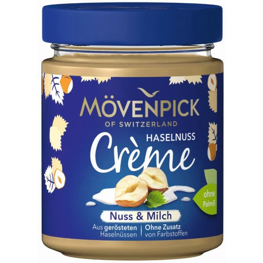 Mövenpick Haselnuss Creme Nuss & Milch 300G 1 Mövenpick Haselnuss Creme Nuss & Milch 300G