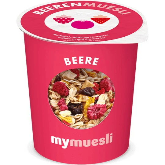 Mymuesli Bio Beeren-Müsli 85G 1 Mymuesli Bio Beeren-Müsli 85G