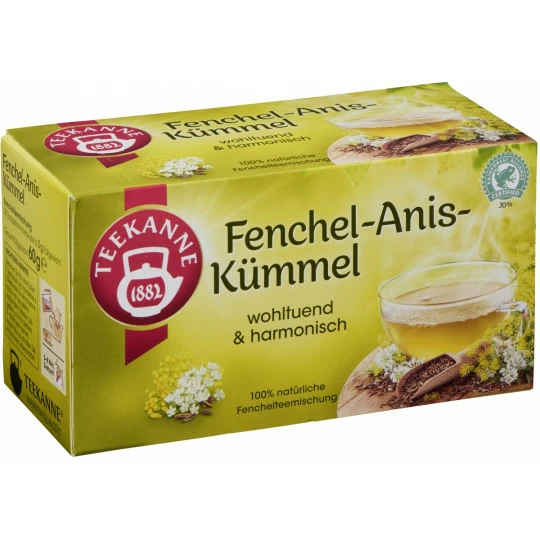 Teekanne Fenchel Anis-Kümmel 20ST 60G 1 Teekanne Fenchel Anis-Kümmel 20ST 60G